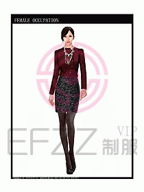 時(shí)尚職業(yè)女西服設(shè)計(jì)圖729