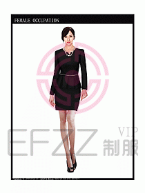 時尚職業(yè)女西服設(shè)計圖734