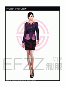 時尚職業(yè)女西服設(shè)計圖732