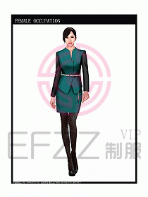 時(shí)尚職業(yè)女西服設(shè)計(jì)圖741