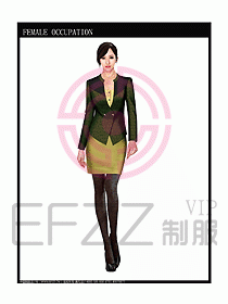 時(shí)尚職業(yè)女西服設(shè)計(jì)圖737