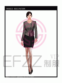 時(shí)尚職業(yè)女西服設(shè)計(jì)圖740