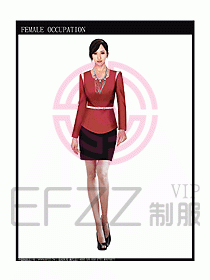 時尚職業(yè)女西服設計圖742