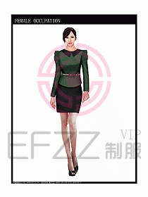 時尚職業(yè)女西服設(shè)計圖751