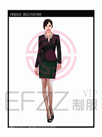 時尚職業(yè)女西服設(shè)計圖764