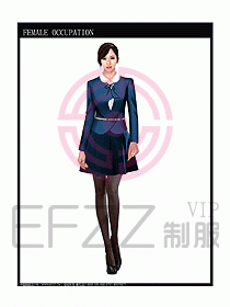 時尚職業(yè)女西服設(shè)計圖769