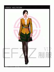 時尚職業(yè)女西服設(shè)計圖765