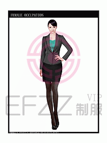 時(shí)尚職業(yè)女西服設(shè)計(jì)圖773