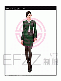 時(shí)尚職業(yè)女西服設(shè)計(jì)圖783