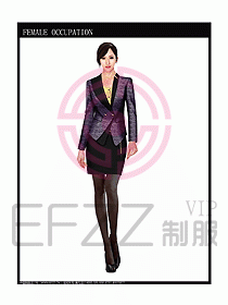 時尚職業(yè)女西服設(shè)計圖796
