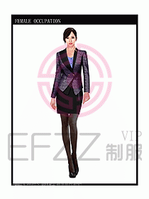 時尚職業(yè)女西服設(shè)計圖799