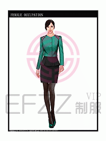 時尚職業(yè)女西服設計圖818