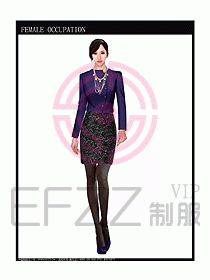 時(shí)尚職業(yè)女西服設(shè)計(jì)圖817