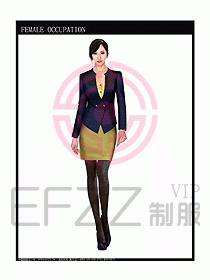 時(shí)尚職業(yè)女西服設(shè)計(jì)圖819