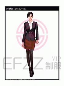 時尚職業(yè)女西服設計圖821