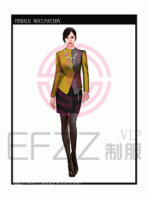 時(shí)尚職業(yè)女西服設(shè)計(jì)圖826