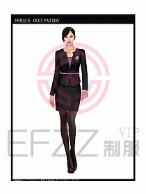 時尚職業(yè)女西服設計圖828