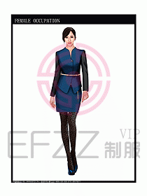 時尚職業(yè)女西服設(shè)計圖827