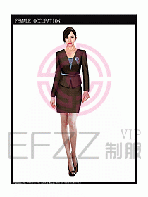 時尚職業(yè)女西服設(shè)計圖833