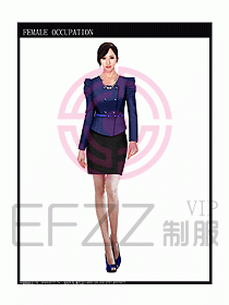 時(shí)尚職業(yè)女西服設(shè)計(jì)圖835