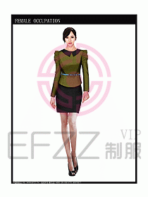 時(shí)尚職業(yè)女西服設(shè)計(jì)圖837