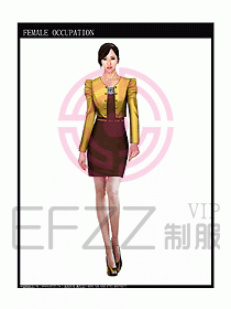 時(shí)尚職業(yè)女西服設(shè)計(jì)圖839
