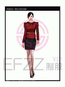 時尚職業(yè)女西服設計圖840