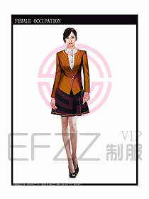 時尚職業(yè)女西服設計圖845