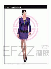 時(shí)尚職業(yè)女西服設(shè)計(jì)圖843
