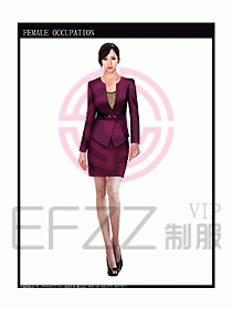 時尚職業(yè)女西服設計圖844