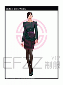 時(shí)尚職業(yè)女西服設(shè)計(jì)圖841