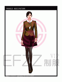 時尚職業(yè)女西服設(shè)計圖849