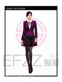 時尚職業(yè)女西服設(shè)計圖850