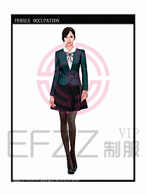 時(shí)尚職業(yè)女西服設(shè)計(jì)圖854