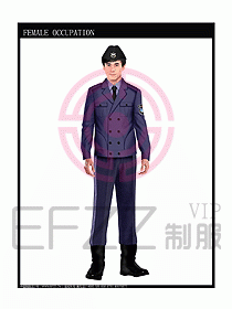 保安服夾克裝制服設(shè)計圖301