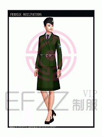 獵裝保安制服設(shè)計(jì)圖201