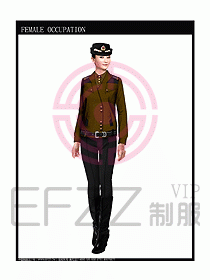 夾克裝保安制服設(shè)計(jì)圖302