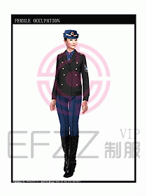 夾克裝保安制服設(shè)計圖316