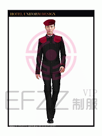 酒店門童制服設(shè)計(jì)圖747