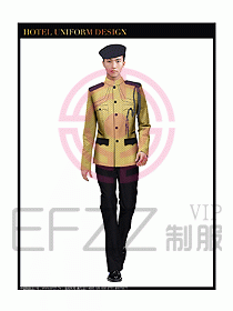 酒店門童制服設計圖751