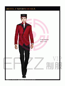 酒店行李生制服設(shè)計(jì)圖774