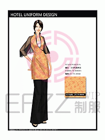 桑拿水療咨客制服設(shè)計(jì)圖275