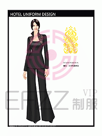 桑拿水療咨客制服設(shè)計(jì)圖272