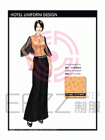 桑拿水療咨客制服設(shè)計(jì)圖274