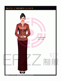 桑拿水療咨客制服設(shè)計圖276