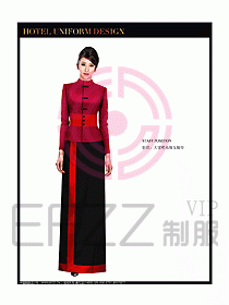 桑拿水療咨客制服設計圖283