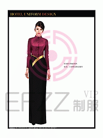 桑拿水療咨客制服設(shè)計圖285