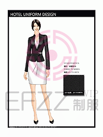 酒店大堂制服設(shè)計(jì)圖501