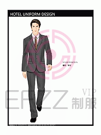 酒店大堂制服設計圖515