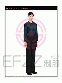 客房服務(wù)員制服設(shè)計圖355
